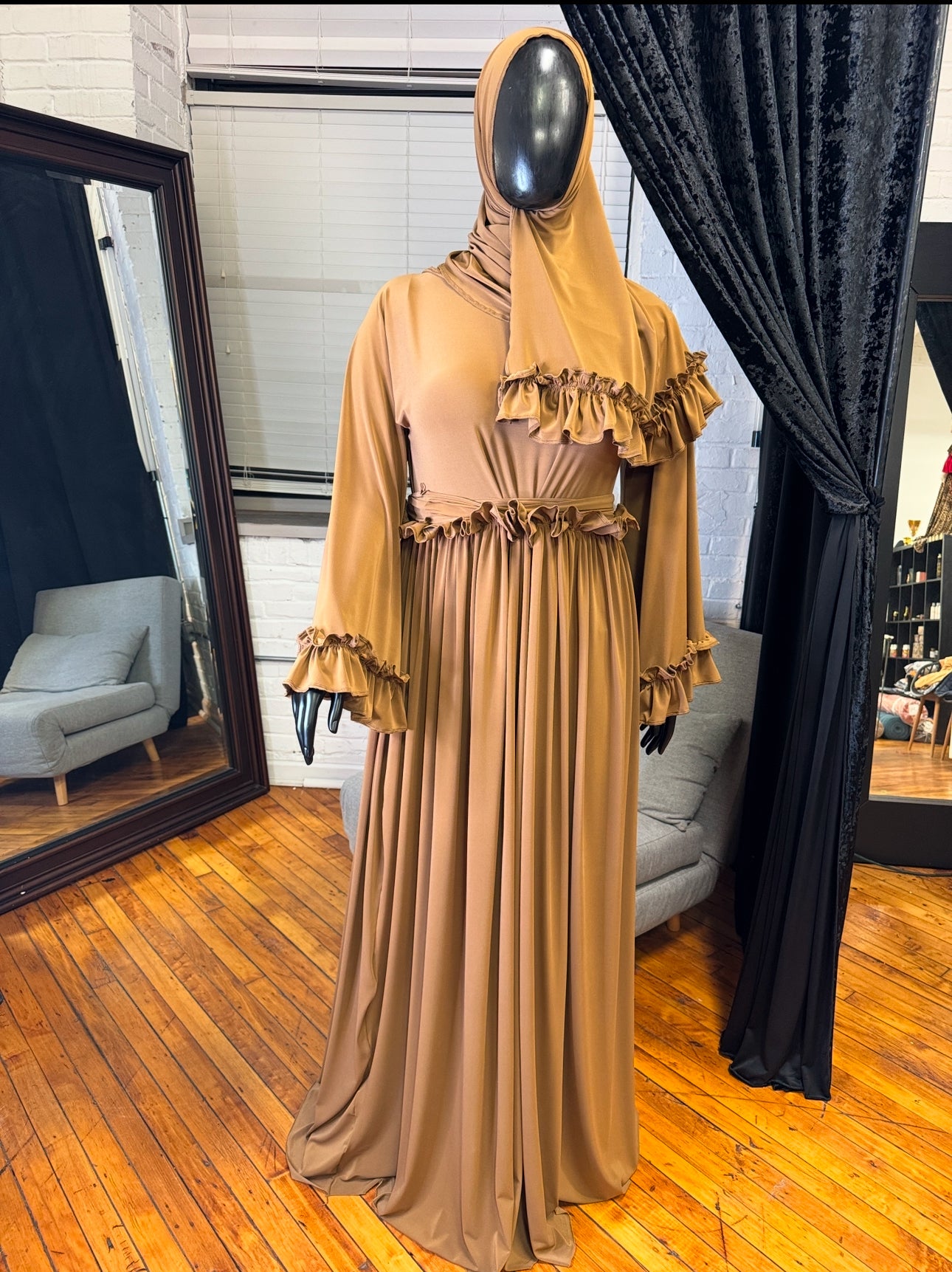 Wafiyah “Coffee” Dress