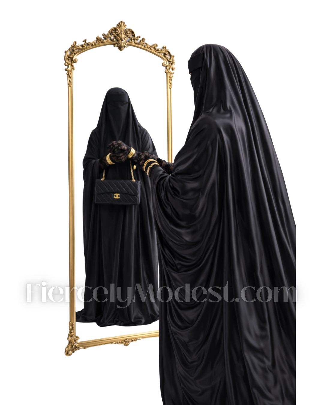Najwa Overhead Abaya Satin