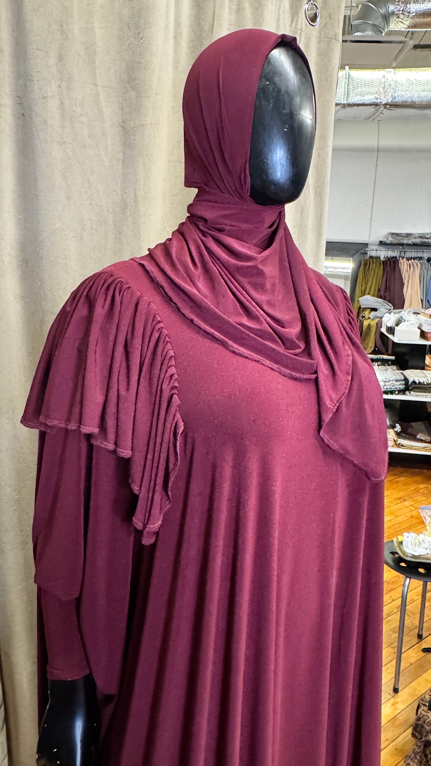 Sade Shoulder Abaya Set