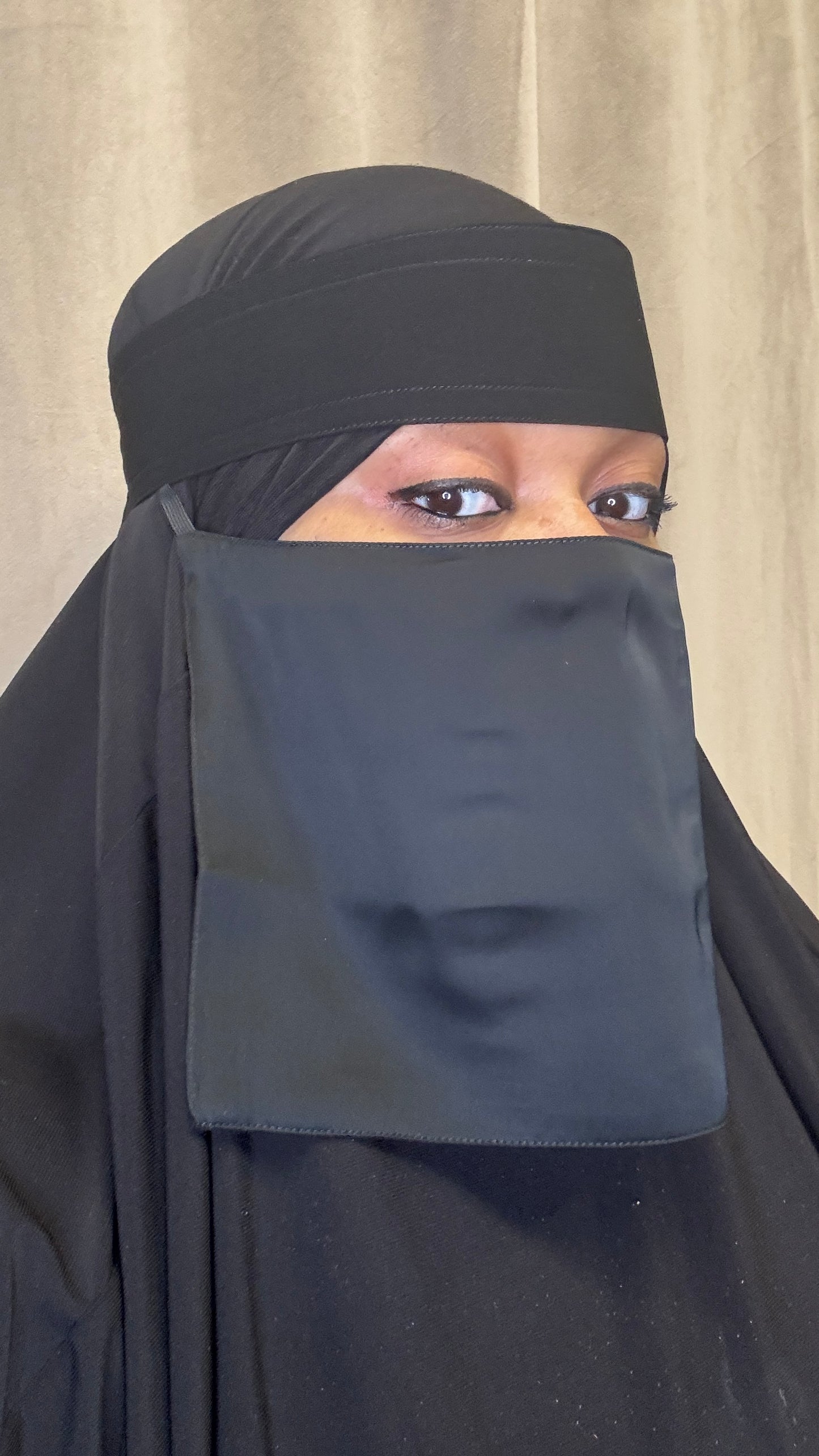 Matte Satin Bob Niqab