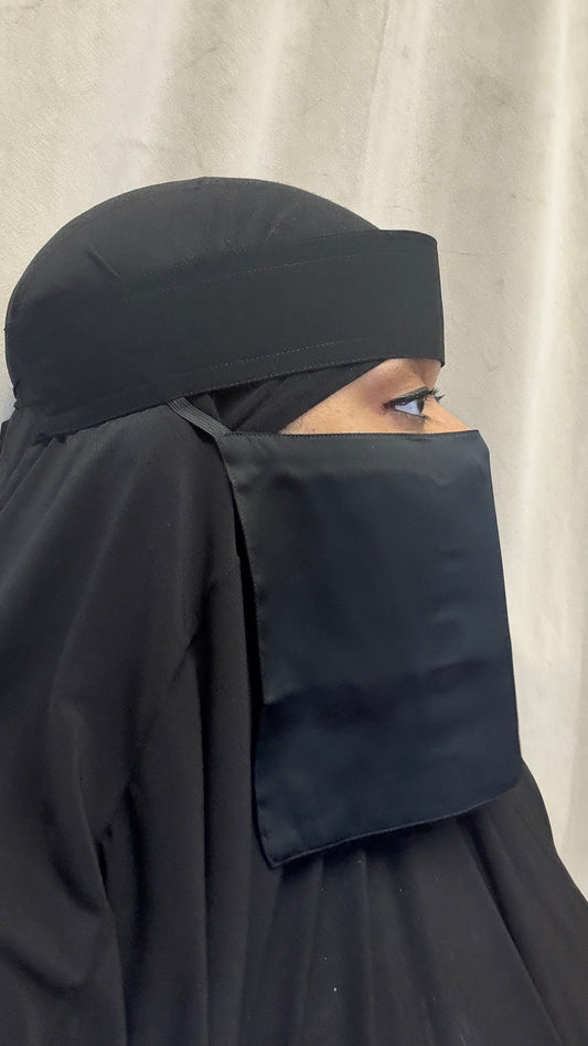 Matte Satin Bob Niqab