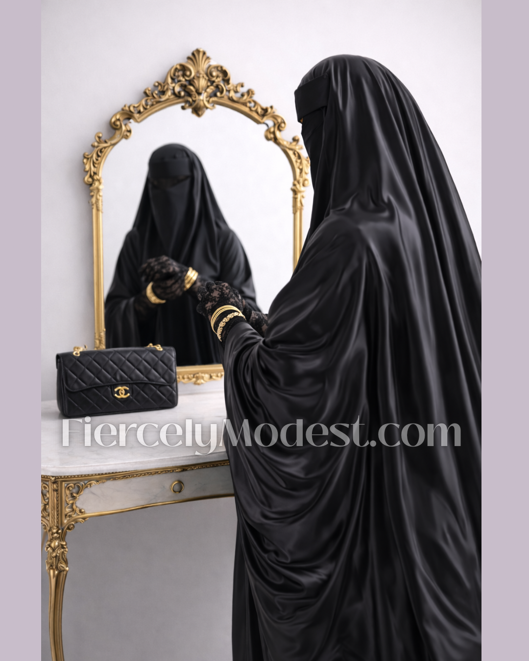 Najwa Overhead Abaya Satin