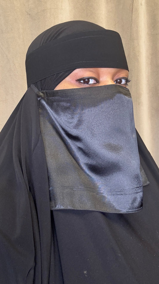 Satin Bob Niqab