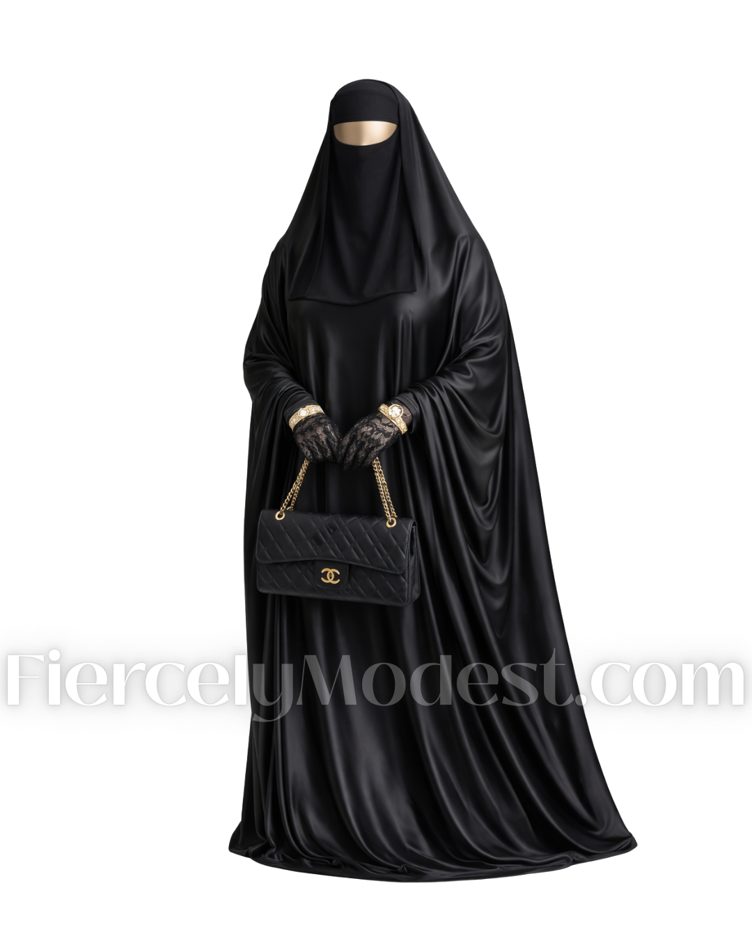 Najwa Overhead Abaya Satin