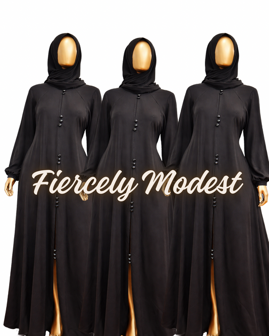 Essential Button Abaya