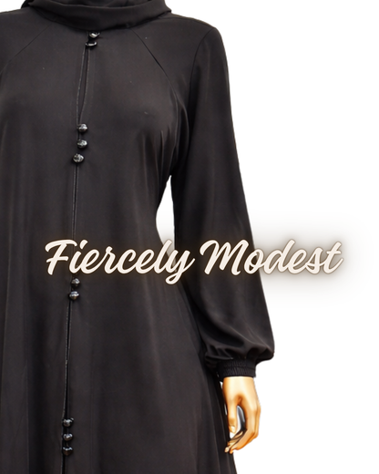 Essential Button Abaya