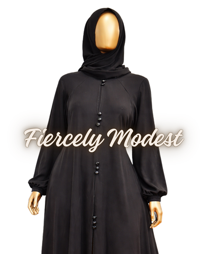 Essential Button Abaya