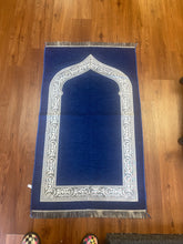 Load image into Gallery viewer, Royal Navy Sliver Prayer Mat
