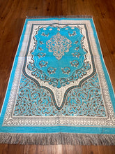 Load image into Gallery viewer, Teal Sliver Prayer Mat
