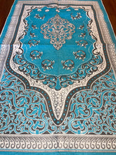 Load image into Gallery viewer, Teal Sliver Prayer Mat
